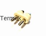 wtyk grzejny WG-2 (bolce) 35A/250V